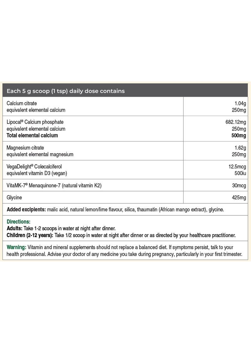NaturoBest Calcium & Magnesium Plus K2 & D3 - 150 g - Image 4