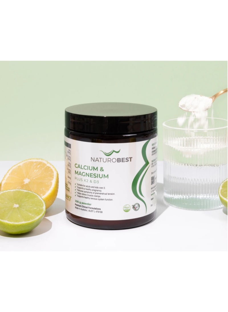 NaturoBest Calcium & Magnesium Plus K2 & D3 - 150 g - Image 3