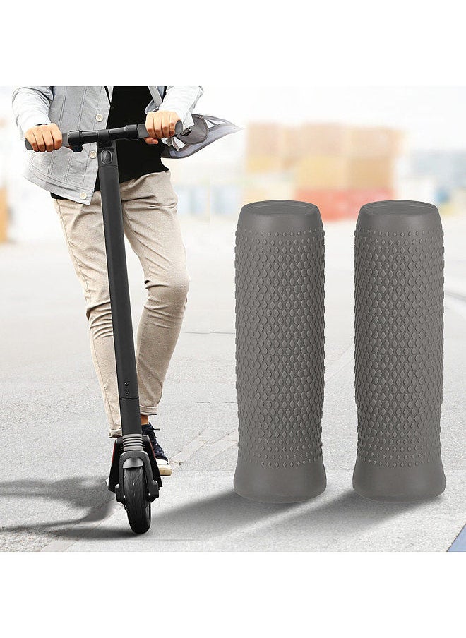 Generic - Electric Scooter Handlebar Grips Electric Skateboard Silicone Handlebar Scooter Handle Parts Replacement for Ninebot ES1 ES2 ES3 ES4 - Image 1