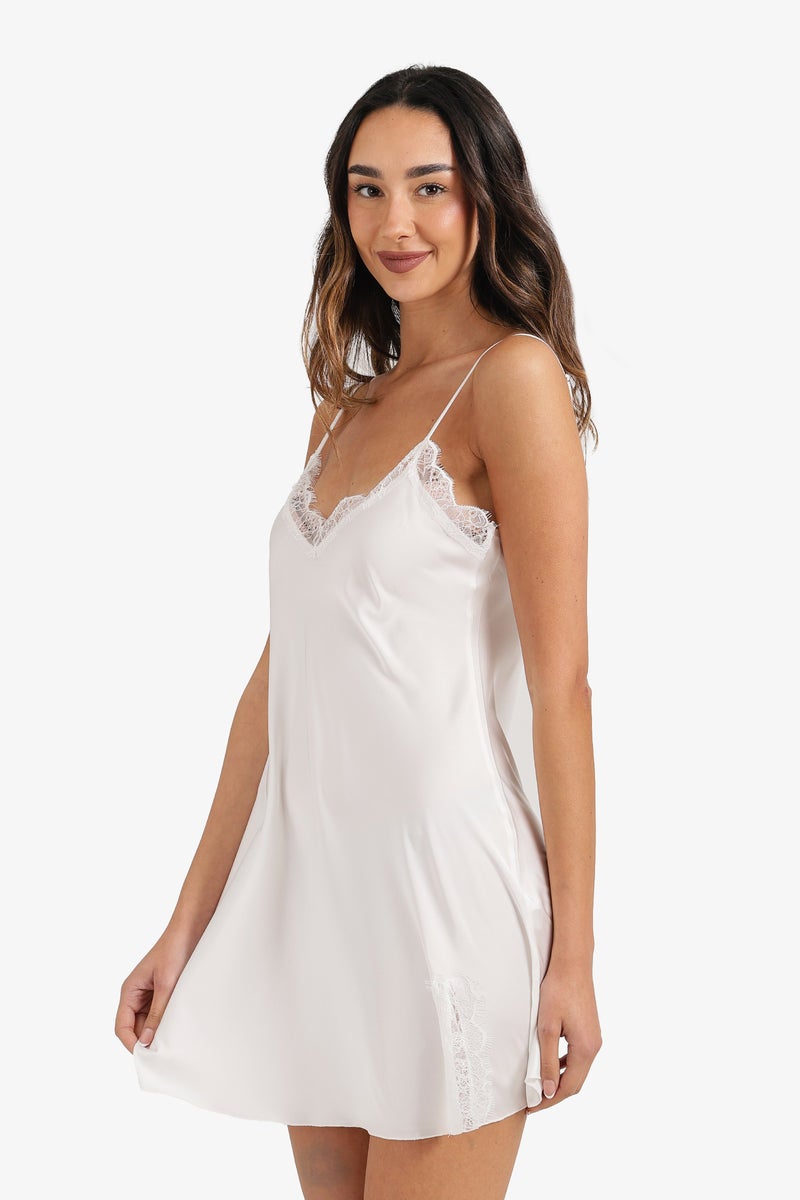 Carina Lace-Trimmed Nightgown - Image 3