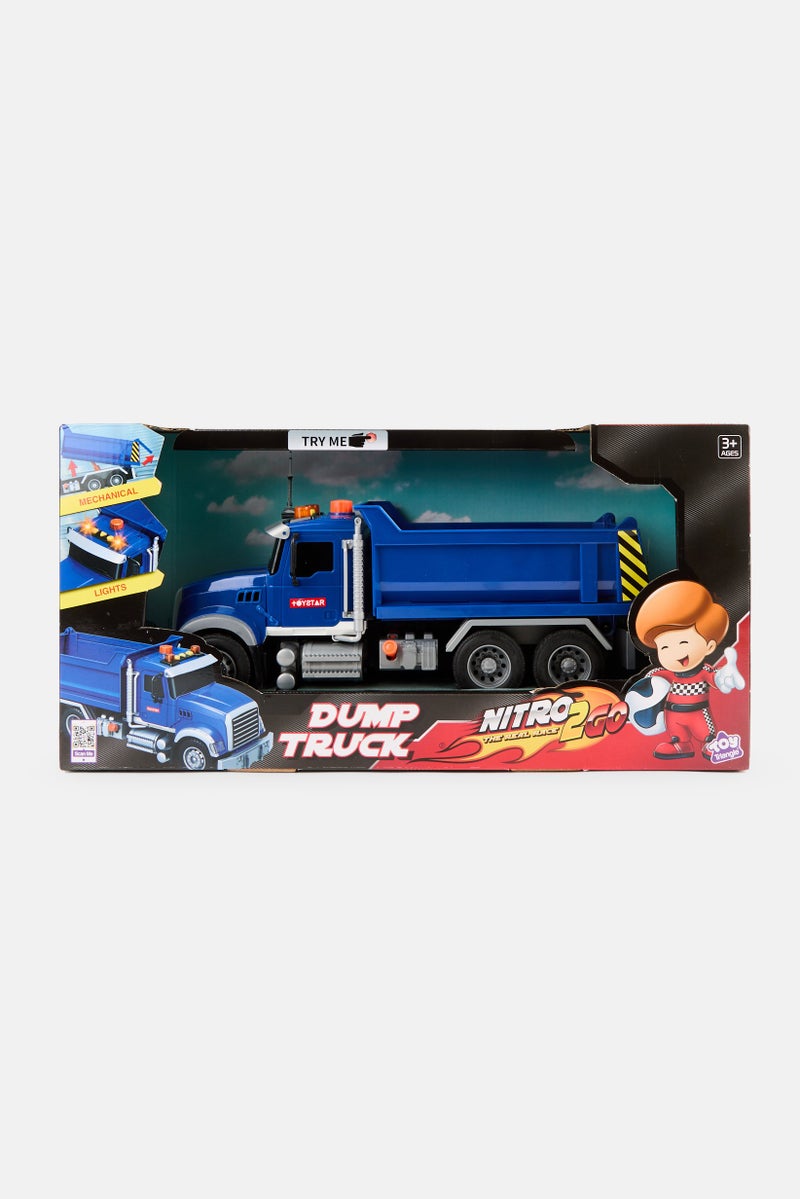 New Boy Nitro2Go Dump Truck, Blue - Image 1