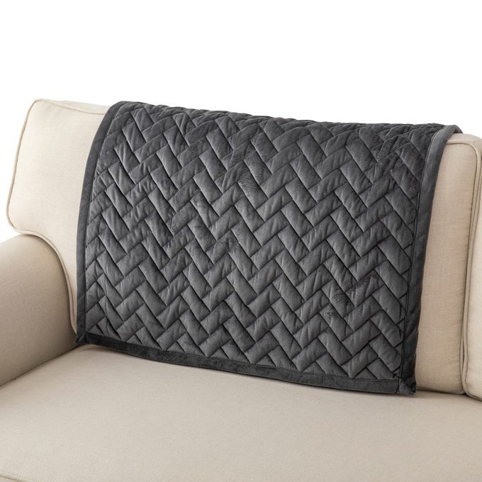 COUCH COVERSECTIONAL COUCH COVERSSOFA COVERS FOR 3 CUSHION COUCHANTISLIP SOFA SLIPCOVERS FOR DOGS CATS KIDS LOVESEAT RECLINER L SHAPED ARMREST BACKRESTDARK GRAY 36X36ONLY 1 PIECE