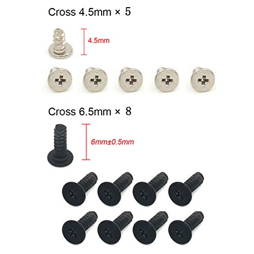 Onyehn L1 R1 L2 R2 Trigger Springs Replacement Parts Buttons,3D Analog Joysticks Thumb Sticks Cap Conductive Rubber Screwdriver Kit for PlayStation 4 PS4 Controller(JDS-001) - Image 4