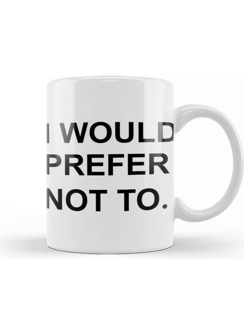Print Shop I Would Prefer Not To Zizek Bartleby Mug Porcelain