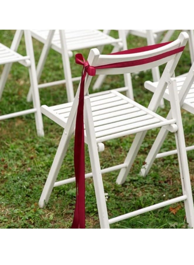 Red Ribbon 1-1/2 Inch, 25 Yards Solid Satin Fabric Ribbons for Christmas Gift Wrapping, Christmas Garland, Christmas Tree Ornaments, Bows Making, DIY Crafts, Sewing Projects and Wedding Party - Image 5