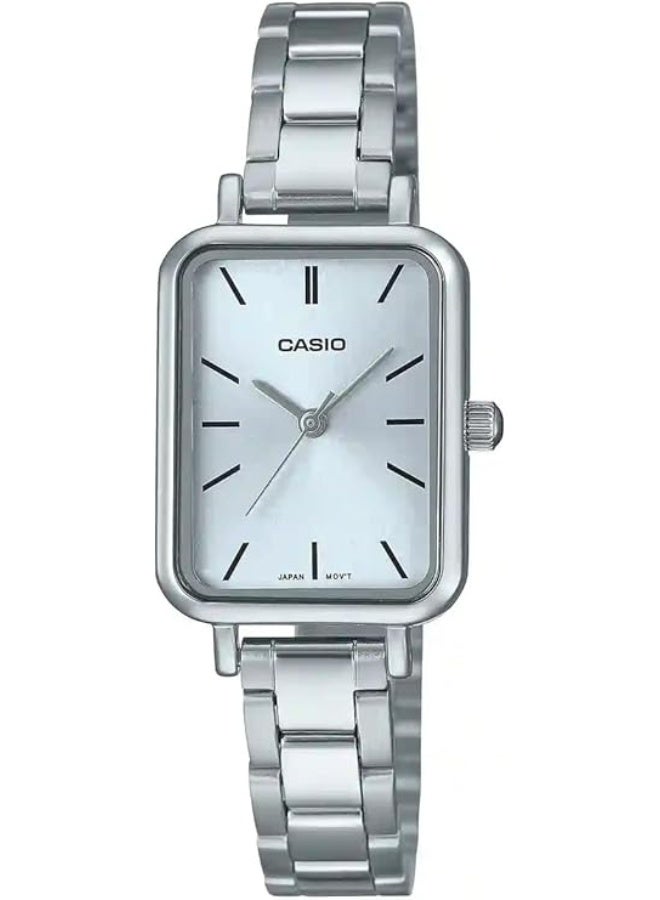 كاسيو ساعة كاسيو النسائية التناظرية المصنوعة من الفولاذ المقاوم للصدأ LTP-V009D-2EUDF - Image 1