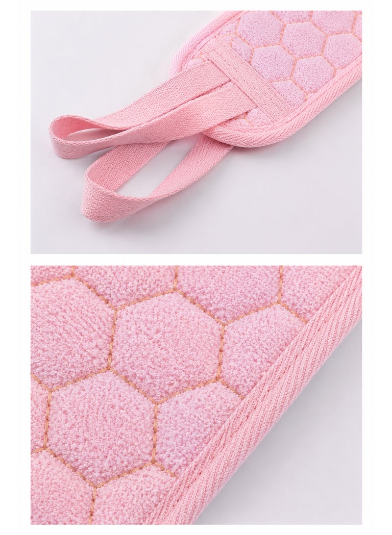 Premium 3-in-1 Bath Accessories Set – Back Scrubber, Exfoliating Glove & Shower Pouf - Image 5