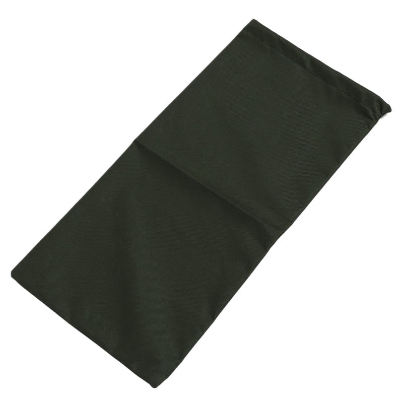 10pcs Flood Sandbags Empty Thickened 600D Polyester Bendable Drawstring Flood Control Bags for Door Garage Basement Dark Green - Image 2