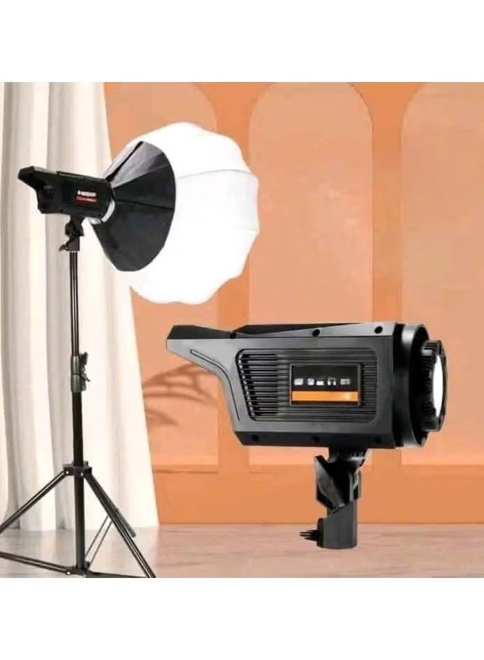 مصباح الاستوديو Pk400S مع صندوق إضاءة ناعمة وحامل. - Image 1