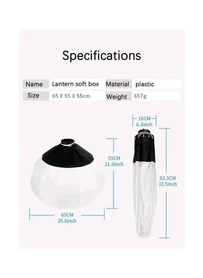 مصباح الاستوديو Pk400S مع صندوق إضاءة ناعمة وحامل. - Image 3