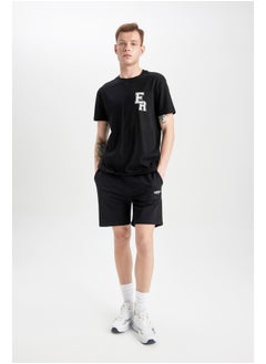 DeFacto شورت محبوك بقصّة Slim Fit للرجال  - Image 2