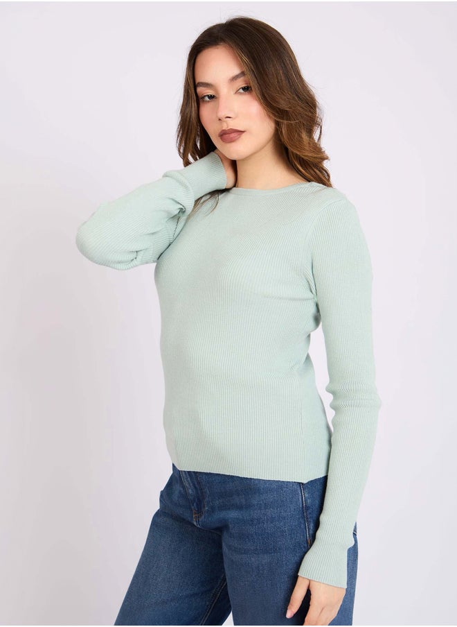 Dare - Women Regular Fit Pullover - Green - Image 1
