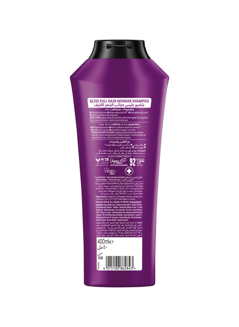 Gliss Full Hair Wonder -Antihair Fall Shampoo 400ml - Image 2