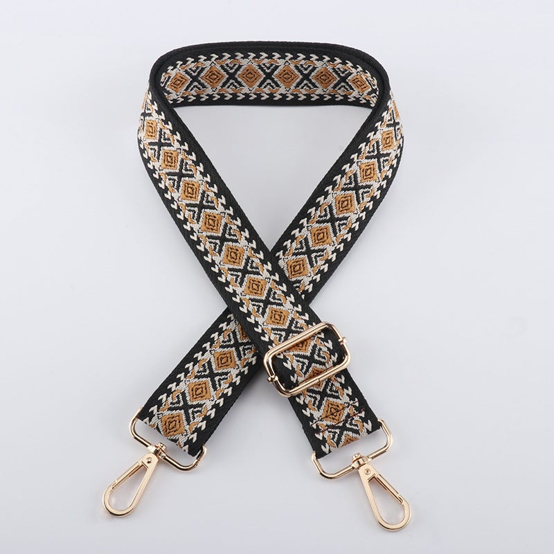 New Ethnic Style Bag With Shoulder Strap Crossbody Adjustable Bag Strap Replacement Women'S Bag Shoulder Strap Accessories Women'S Satchel Strap - Image 1