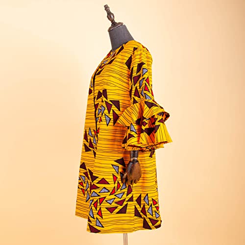 RealWax African Women Coat Ankara Print Long Jacket Tops Wax Dashiki Clothes 649 4X - Image 3