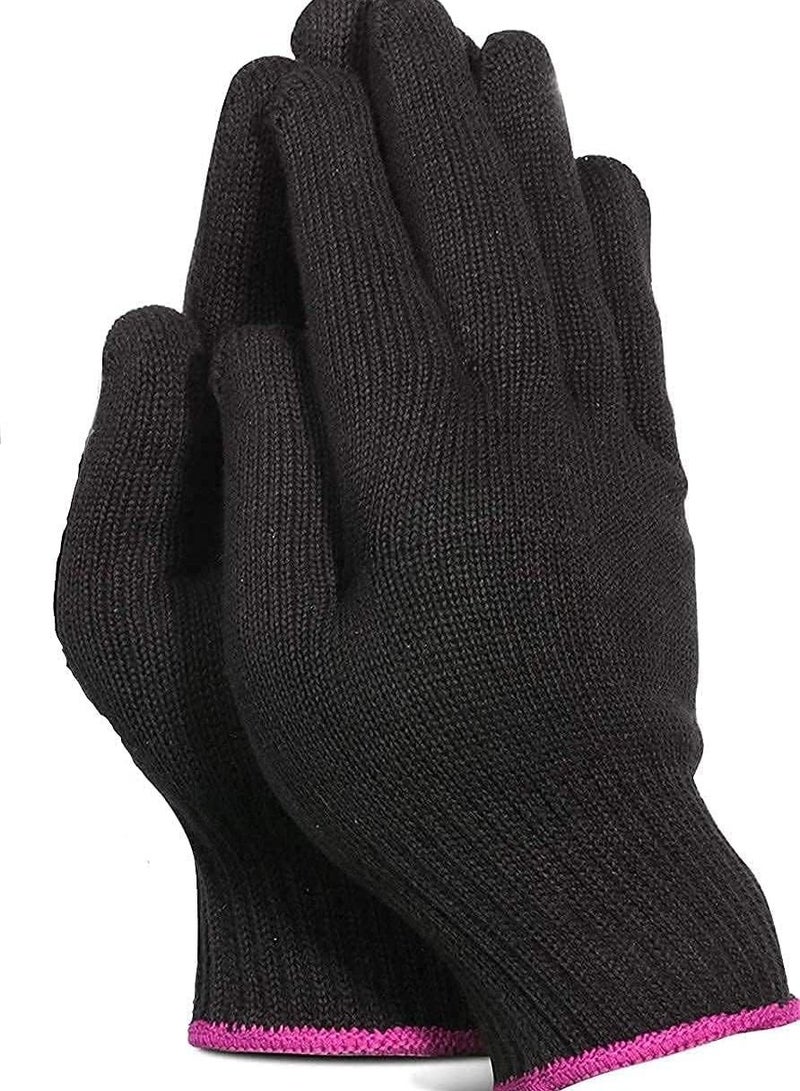 ORiTi قفازات تصفيف مقاومة للحرارة 2 قطعة لحماية اليدين ملحقات الشعر - Image 1