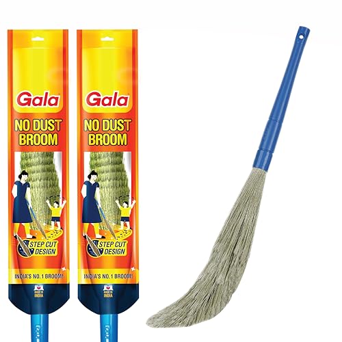 Gala No Dust Floor Broom (Freedom from New Broom Dust- Busan), 2 Count - Image 1
