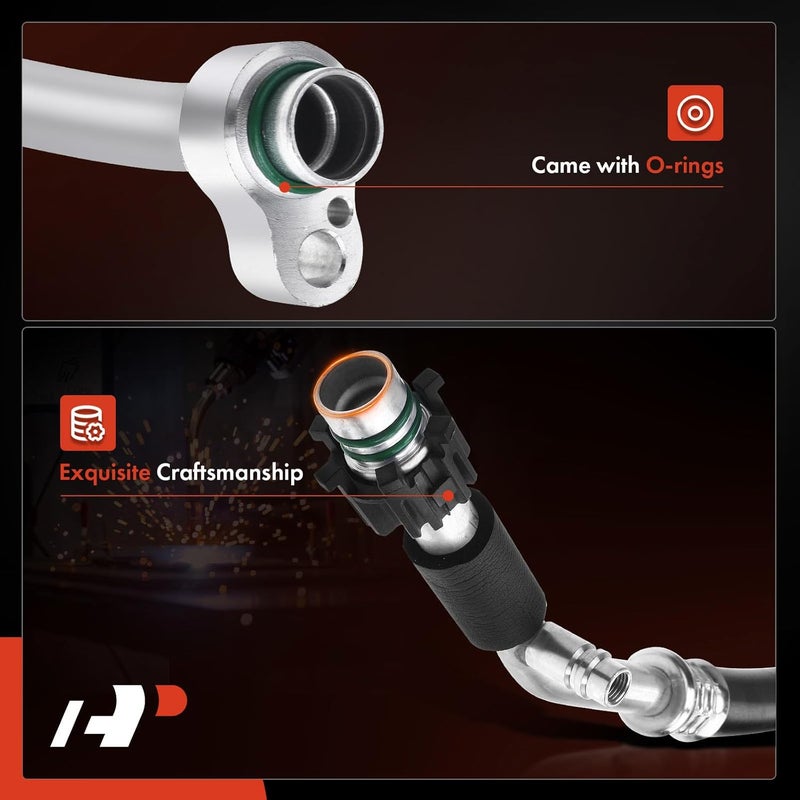 A-Premium A/C Suction Line Hose Assembly for Mitsubishi Eclipse 2008-2012 L4 2.4L - Image 3