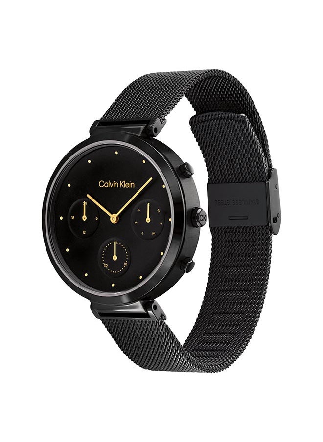 CALVIN KLEIN ساعة يد ستانلس ستيل بعقارب دائرية الشكل للنساء 25200288 - 36.5 ملم  - Image 2