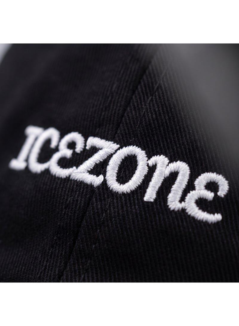IceZone Black Baseball Cap with Embroidered Logo - Image 4