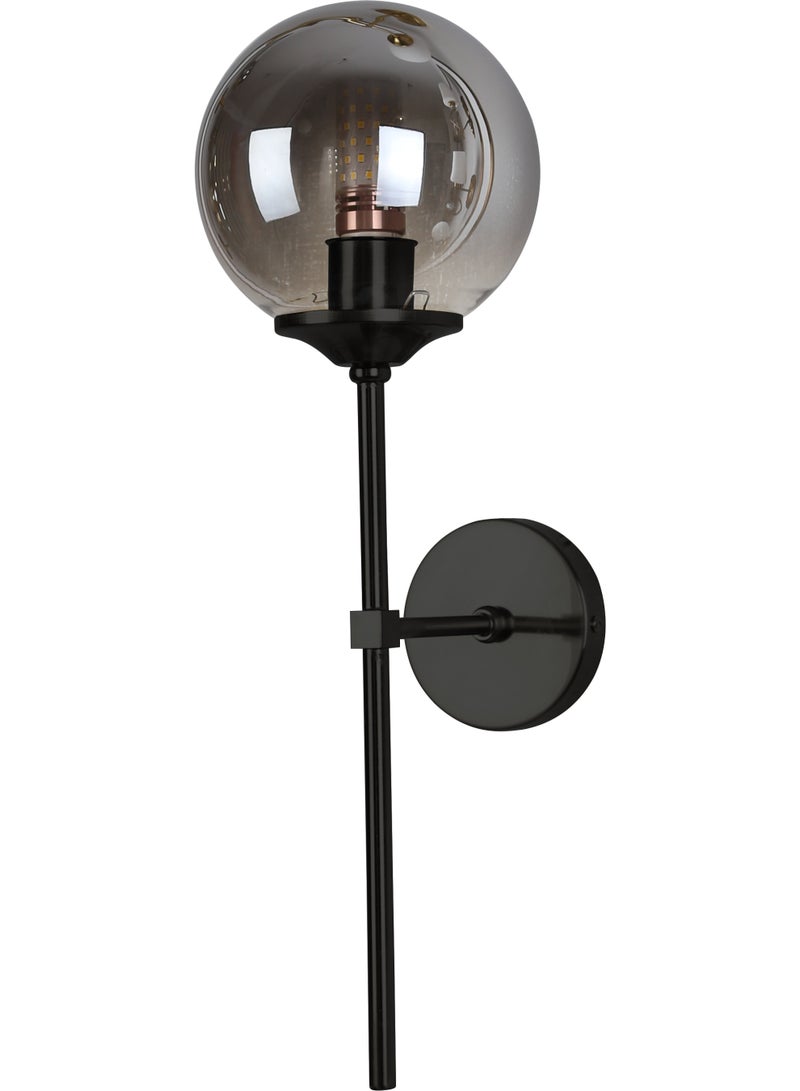 هامر إضاءة شعاع جدارية مفرد اسود مع رمادي E27 - Image 2