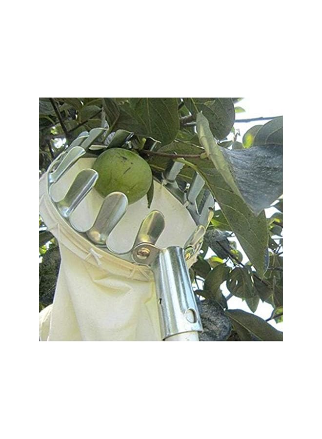 promass Metal Fruit Picker Tree Grab Basket Bags Cloth Garden Picking Handheld New Kits Gardening Tools - Image 5