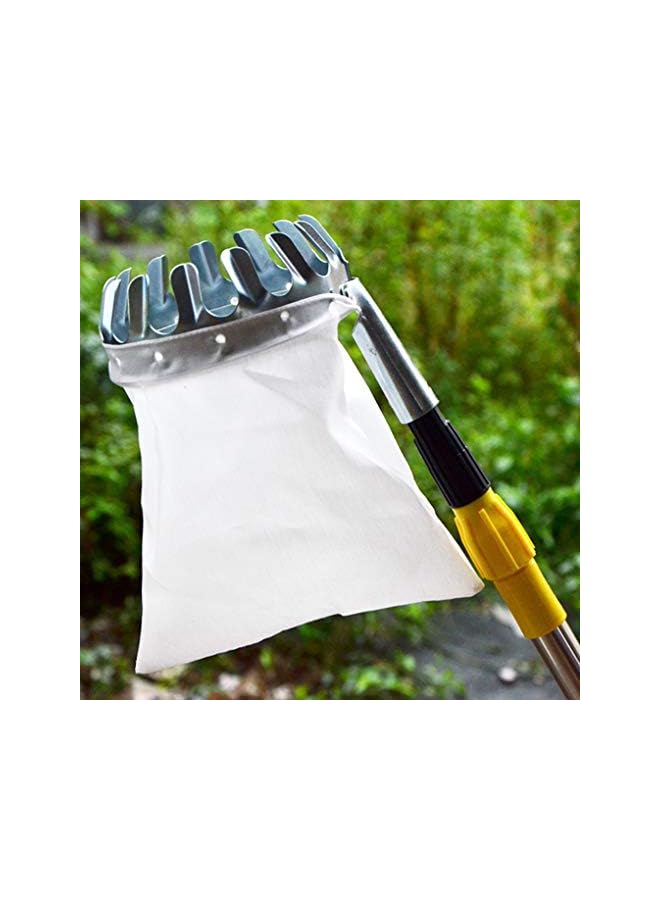 promass Metal Fruit Picker Tree Grab Basket Bags Cloth Garden Picking Handheld New Kits Gardening Tools - Image 3