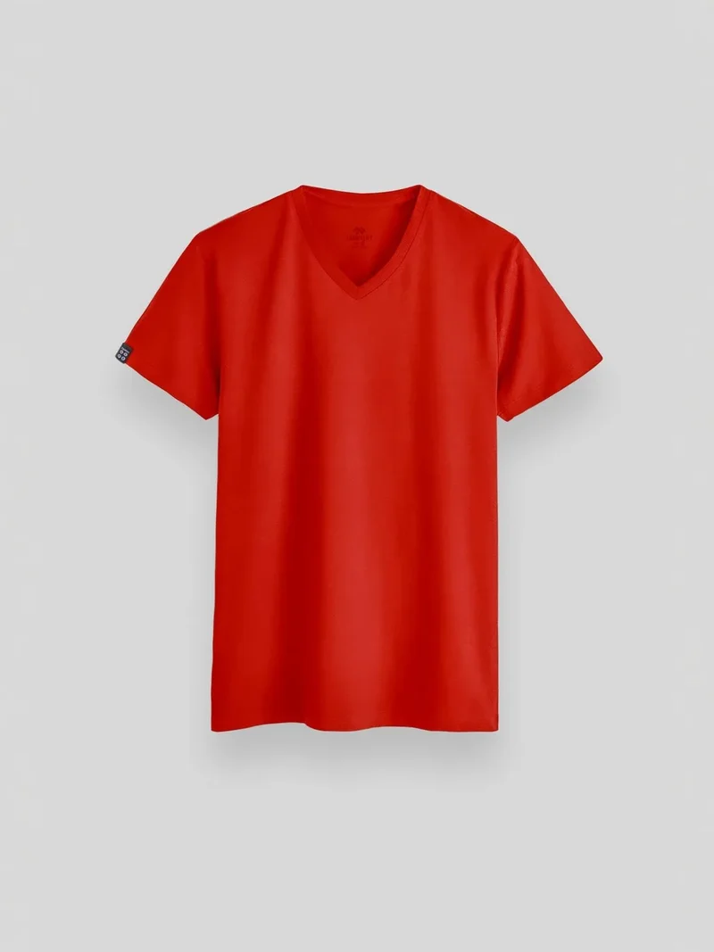 تومي لايف TOMMY Men's V-Neck Short Sleeve T-Shirt