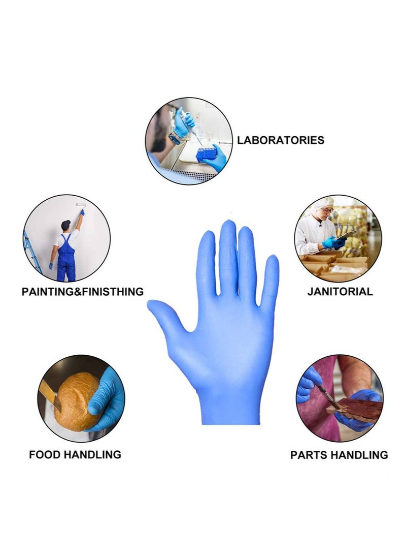 Gesalife Powder Free Nitrile Disposable Blue Gloves 100 Pcs  - Image 5