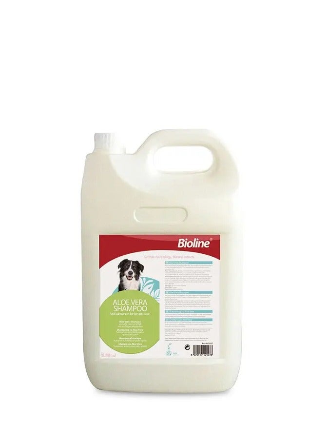 Bioline شامبو الكلاب من بيولين الألوة فيرا 5 لتر - Image 1
