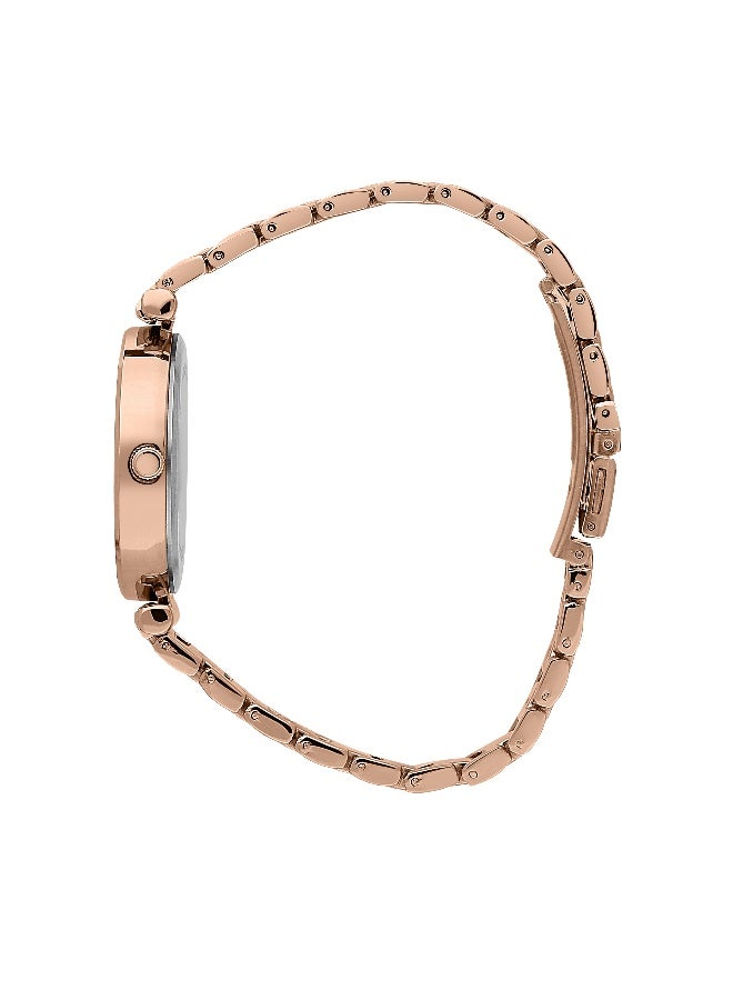 B&G Women's Gold Round Analog Dial with Gold Alloy Band Watch - 35mm - R3853302505 - Image 4