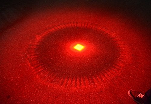 WAYLLSHINE Scalable Red LED Flashlight, 3 Mode Red Beam, Long Range - Black - Image 4