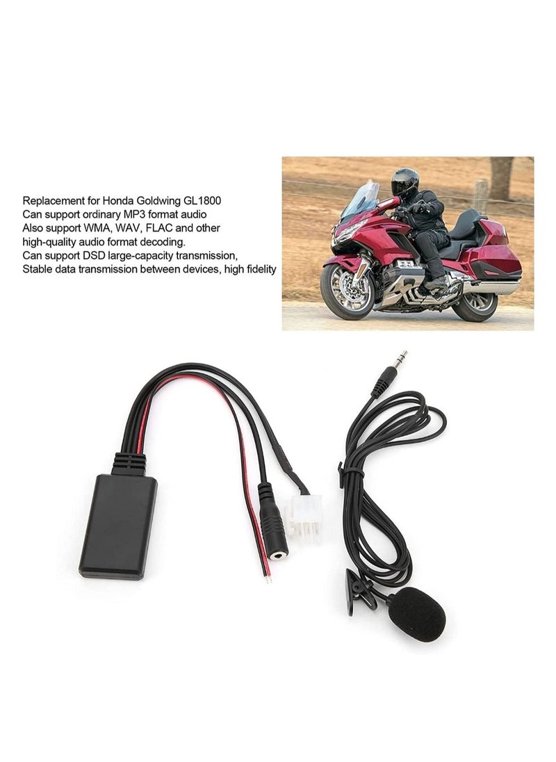 Generic Bluetooth For Honda Goldwing GL1800 Audio Playback Bluetooth 5.0 12V Goldwing GL1800 Car Stereo  - Image 2