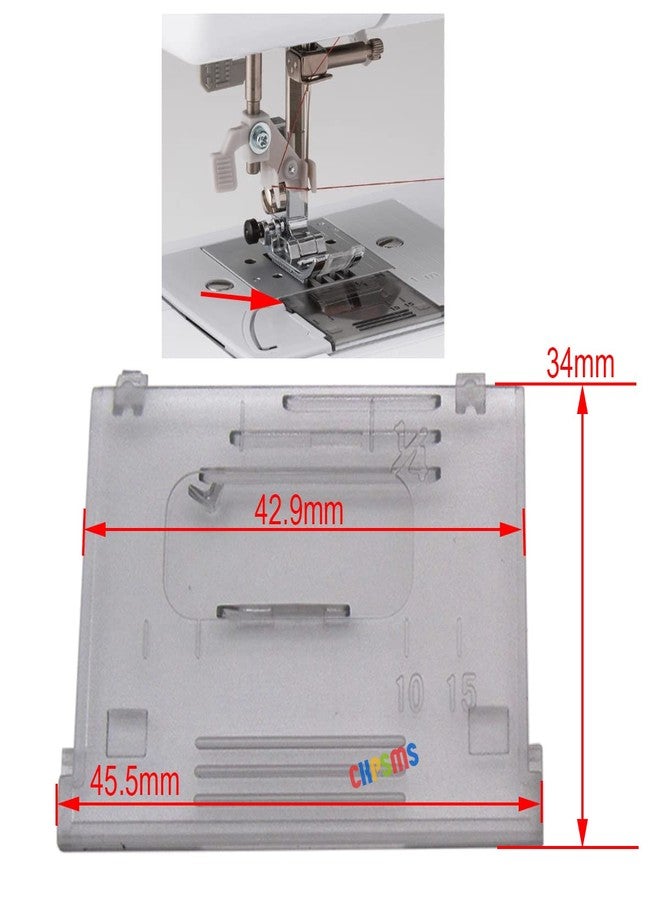 CKPSMS Brand - 2PCS #XF2404001 Bobbin Cover Plate Compatible with/Replacement for Brother Brand BB370, BM2800, BM2800CT, BM2800FG, BM3550FG+ (2PCS) - Image 2