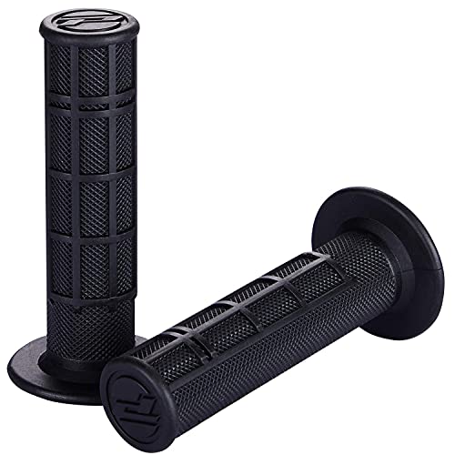 APPYU RSG 78inch ATV Grips Universal Handlebar Grips Soft Rubber Motorcycle Grip for ATV Polaris Thumb Throttle Kid Youth 4 Wheeler Quad 400ex Klf110 Klt110 Klf220 Klt200 (Black) - Image 1