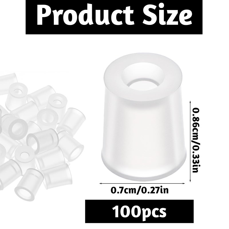 SynHHergyx 100 Pcs Perfume Refill Tool Adapters Perfume Extractor Plastic Liquid Adapter Applicator Adapter for Perfumes Transfer to Empty Bottles, Travel Refillable Atomizers Spray Bottle - Image 2