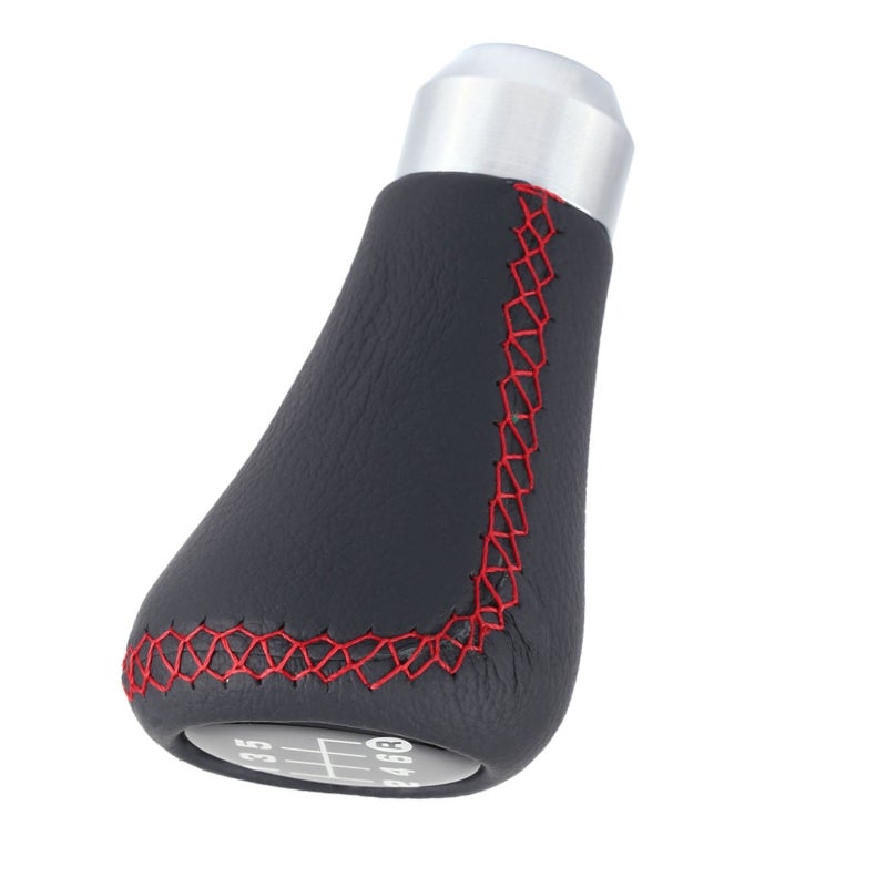 Universal Car Gear Shift Knob: Black PU Leather 6 Speed Shifter - Universal Fit For Most Vehicles With 3 Hoses 8mm 10mm 12mm, Easy Install Gear Knob Set For Vehicle Gear Shifter Accessories - Image 5