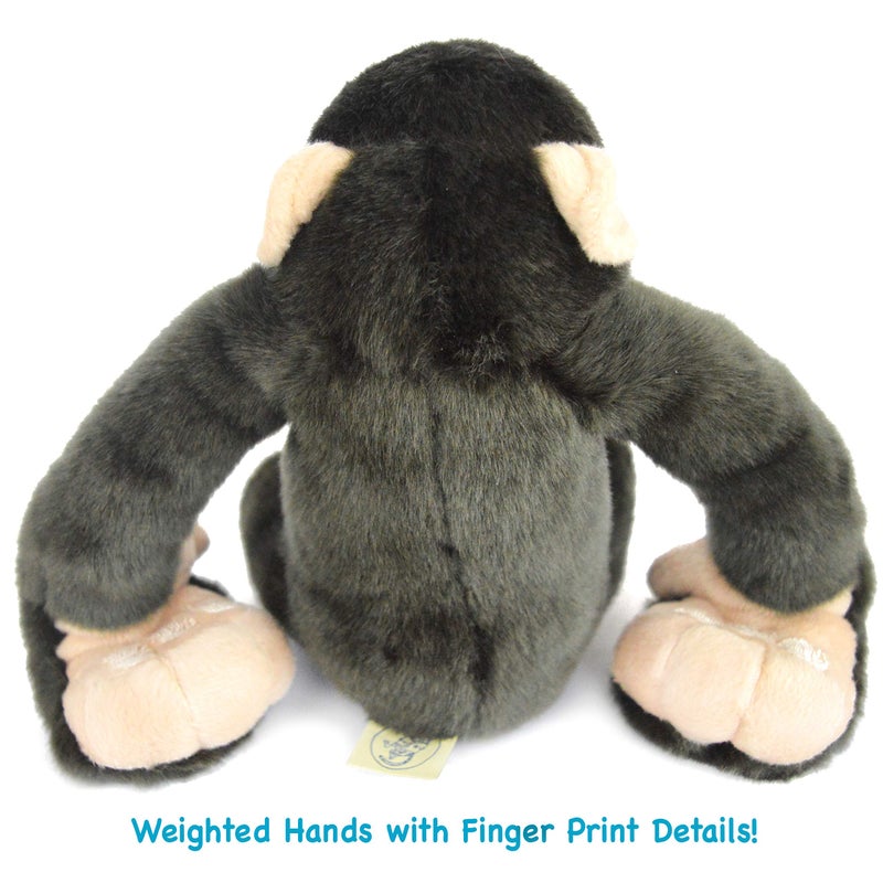 VIAHART Chance The Chimpanzee - 14 Inch (with Hanging Arms Outstretched) Large Hanging Monkey Chimp Stuffed Animal Plush Ape - by TigerHart Toys - Image 5