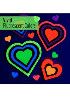 FolkArt FolkArt 7506 4 Bottle Multi-Surface Acrylic Paint Set, 2oz, Neon Blacklight Colors  - Image 5