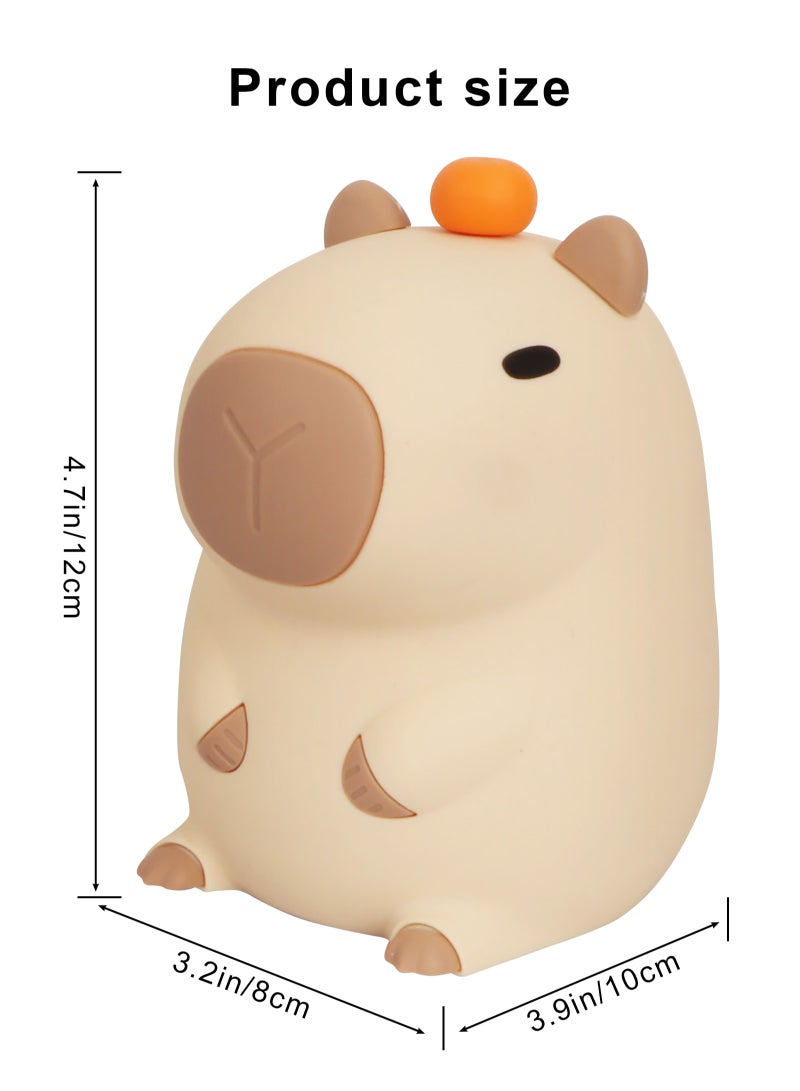 URbazaar Night Light for Kids, Cute Silicone Nursery Pear Lamp for Baby and Toddler,Fruit NightLight for Boys and Girls,Squishy Night Lamp for Bedroom,Kawaii Bedside Lamp for Kids Room - Image 2