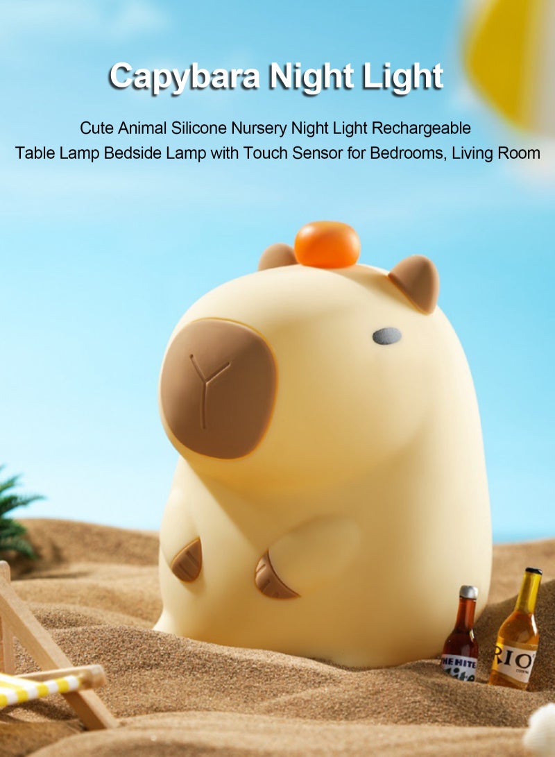 URbazaar Night Light for Kids, Cute Silicone Nursery Pear Lamp for Baby and Toddler,Fruit NightLight for Boys and Girls,Squishy Night Lamp for Bedroom,Kawaii Bedside Lamp for Kids Room - Image 4