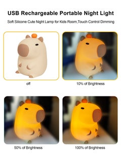 URbazaar Night Light for Kids, Cute Silicone Nursery Pear Lamp for Baby and Toddler,Fruit NightLight for Boys and Girls,Squishy Night Lamp for Bedroom,Kawaii Bedside Lamp for Kids Room  - Image 5