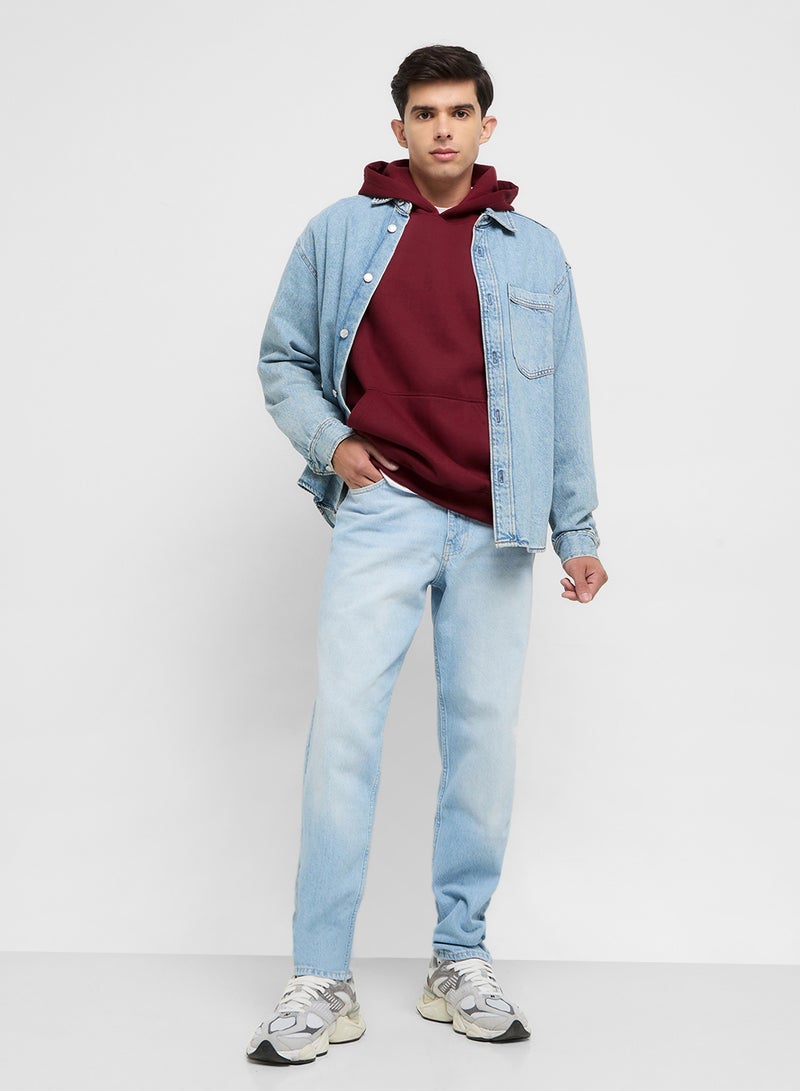 Seventy Five Oversized Basic Graphic Hoodie  - Image 4