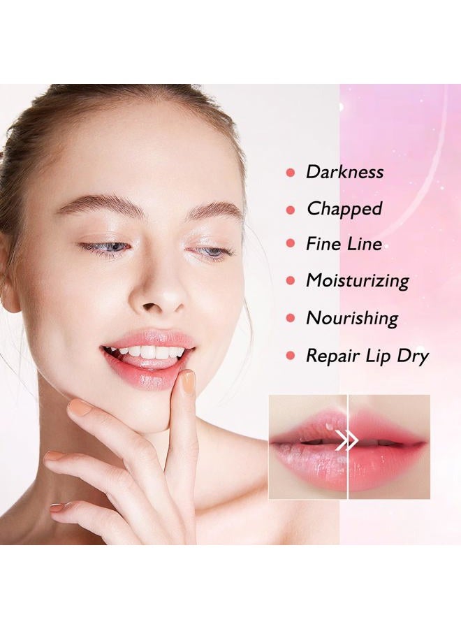 Adofect 30 Pieces Collagen Crystal Lip Masks,Pink Lip Patches& Moisturizers Collagen Lip Pads Great for Hydrating Skin, Anti Chapped & Anti-Aging and Plump Your Lips,Pink - Image 2