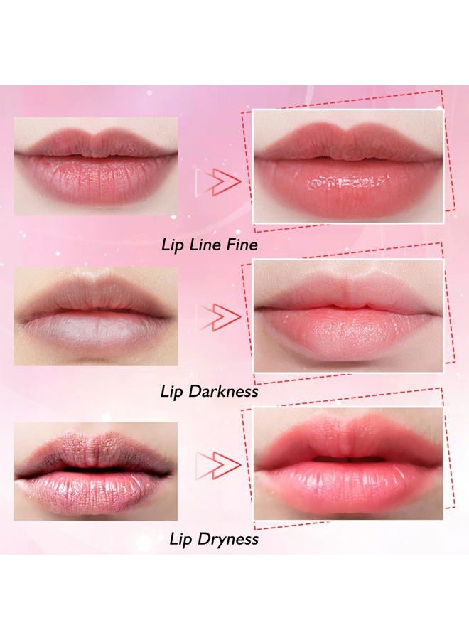 Adofect 30 Pieces Collagen Crystal Lip Masks,Pink Lip Patches& Moisturizers Collagen Lip Pads Great for Hydrating Skin, Anti Chapped & Anti-Aging and Plump Your Lips,Pink - Image 3