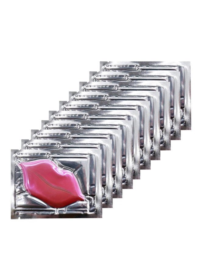 Adofect 30 Pieces Collagen Crystal Lip Masks,Pink Lip Patches& Moisturizers Collagen Lip Pads Great for Hydrating Skin, Anti Chapped & Anti-Aging and Plump Your Lips,Pink - Image 1