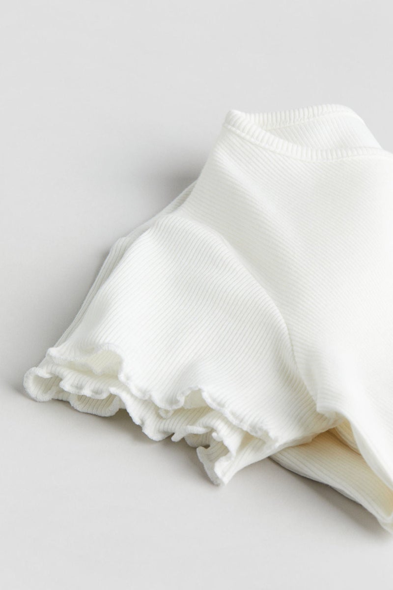H&M Ribbed Jersey Top - Image 4