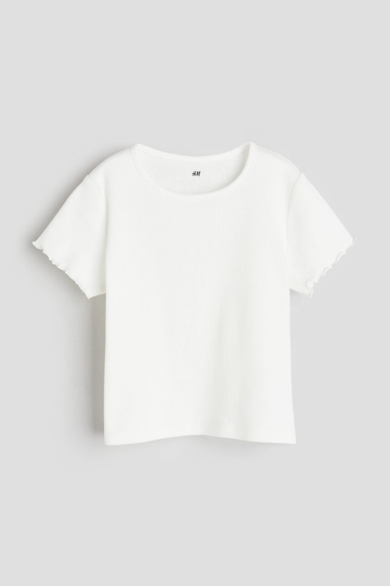 H&M Ribbed Jersey Top - Image 2