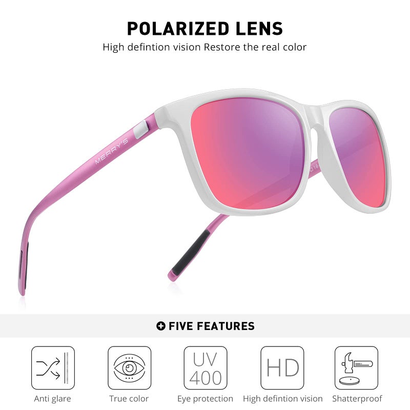 MERRY'S Unisex Polarized Aluminum Sunglasses Vintage Sun Glasses For Men/Women S8286 - Image 5
