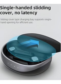 Mibro Mibro S1 HiFi Stereo Wireless Earbuds Noise Canceling Clear Calls Touch Control Sliding Design Charging Box | 35 hours long battery life | Bluetooth 5.3 | IPX5 Waterproof - Black  - Image 4